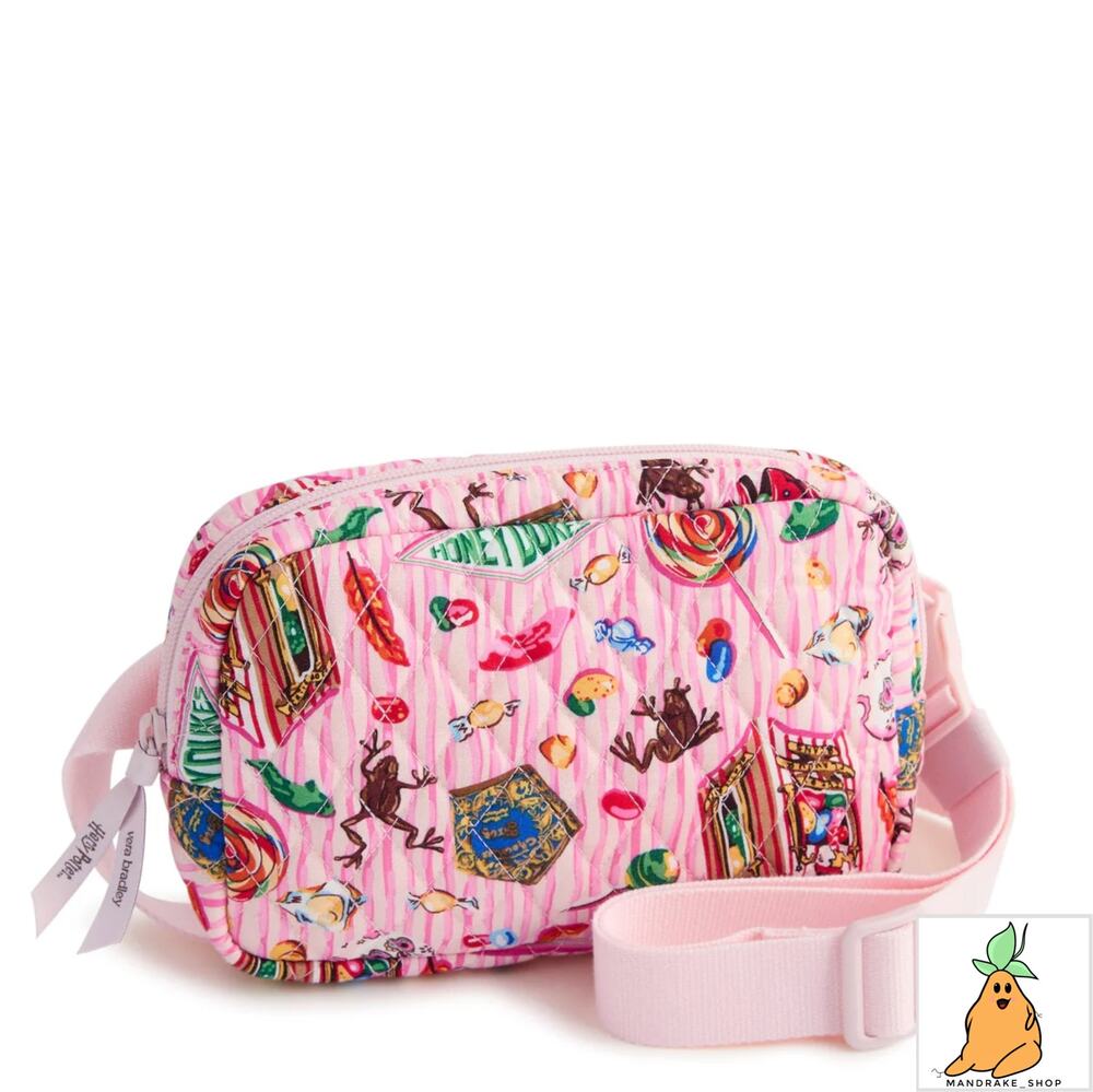 Vera Bradley Harry Potter Honeydukes Fanny Pack Belt Bag Candy Pink